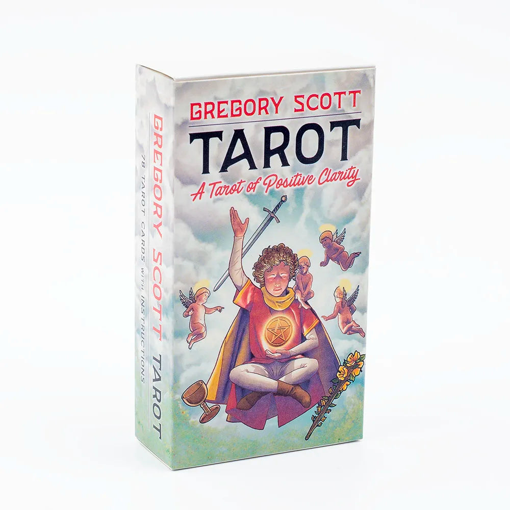 Gregory Scott Tarot Deck – 78 Cards | English Edition for Precognition, Divination & Group Party Games (11.1*6.1 cm)