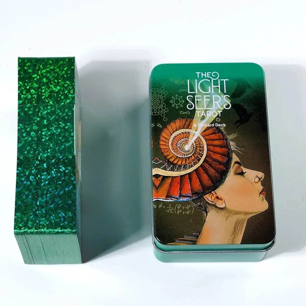 🔮 Thai Blessing Tarot Cards Set – Light Seer's & Adventure Time Deck in High-Quality Tin Box for Women & Girls