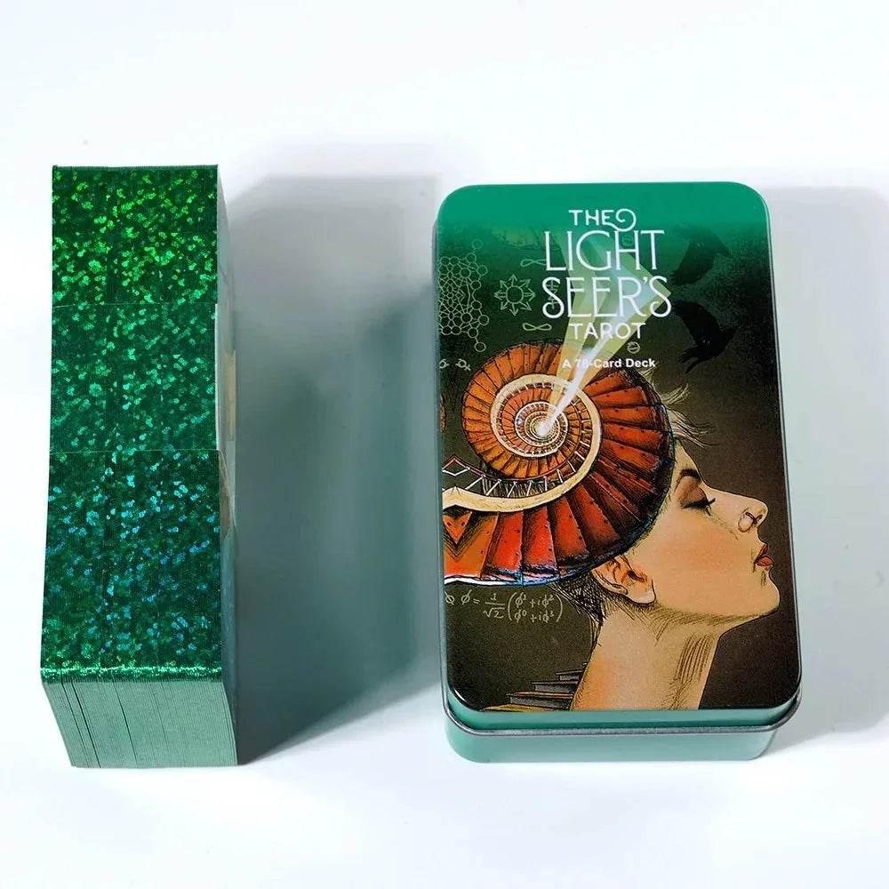 🔮 Thai Blessing Tarot Cards Set – Light Seer's & Adventure Time Deck in High-Quality Tin Box for Women & Girls