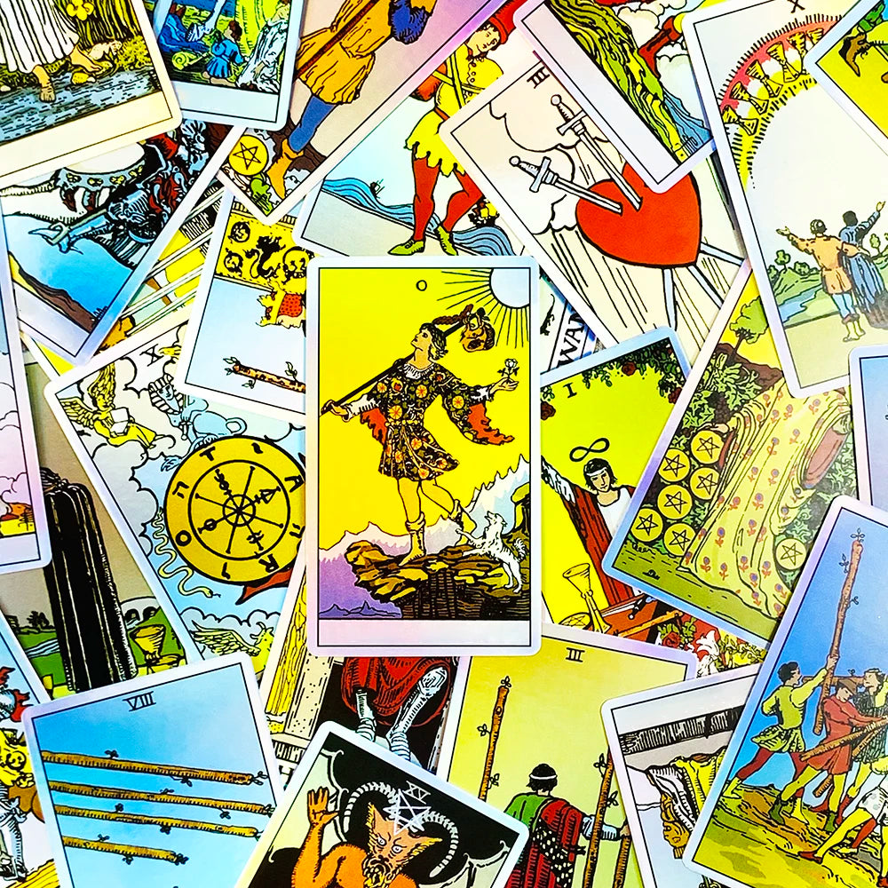 Tarot Oracle 78-Card Divination Deck – Specially Designed for Family Entertainment, Fate Divination, Holiday Games, and Christmas Gifts