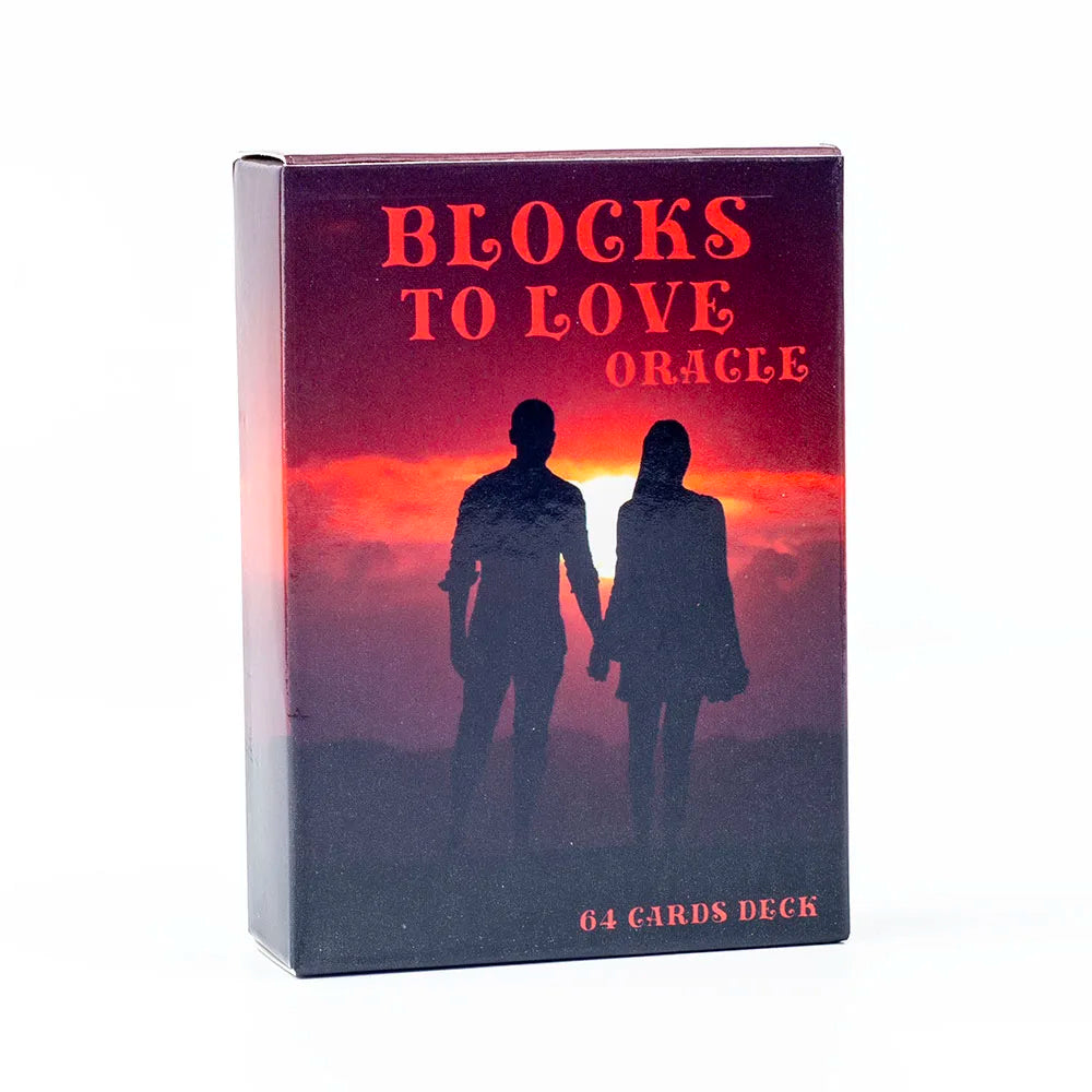 ✨ Blocks to Love Oracle – 64 Cards Tarot for Soulmate and Romantic Relationships, Board Game for Insightful Connections