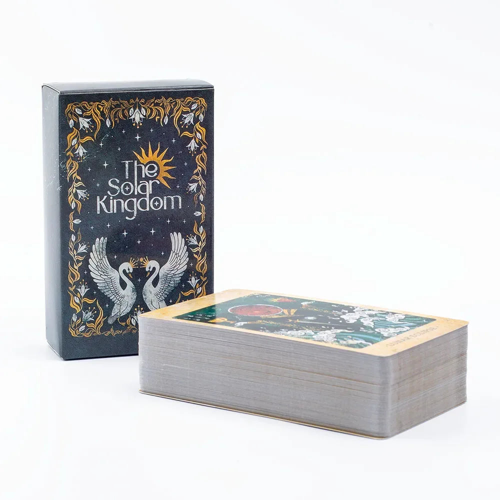 The Solar Kingdom Tarot Deck – 78 Card Oracle Set for Divination and Board Games
