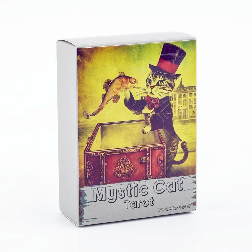 🌈 English Visions Tarot Deck – 78-Card Pocket-Sized Divination Deck for Intuitive Learning and Party Entertainment TK30K