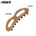 Wooden Trigger Point Massage Brush – Wood Therapy Tool for Cellulite Reduction, Lymphatic Drainage & Body Sculpting﻿ Style B