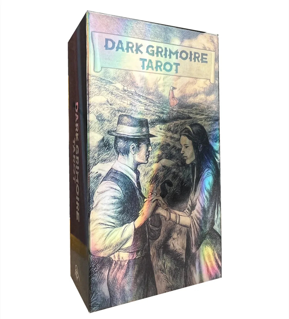 🎴Gustave Doré Tarot Deck – 78-Card Black & White Masterpiece for Spiritual Divination and Fun Family Board Game Dark Khaki