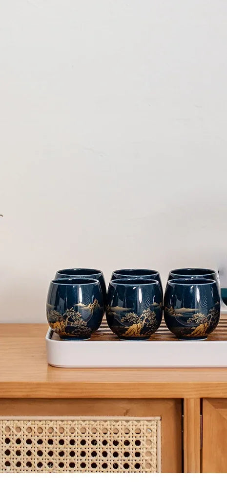 🍵 180ml Japanese-Style Ceramic Tea Bowl – Simple Master Mug for Tea, Coffee & Everyday Use | Free Shipping