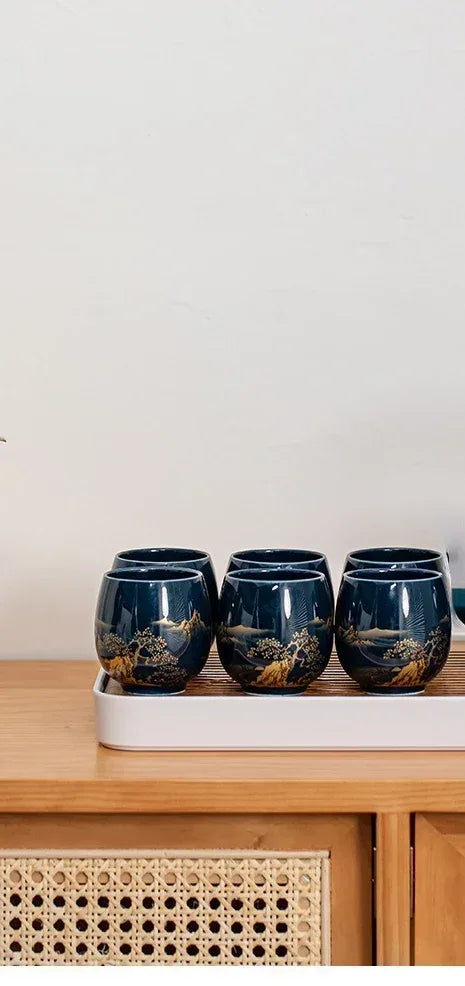 🍵 180ml Japanese-Style Ceramic Tea Bowl – Simple Master Mug for Tea, Coffee & Everyday Use | Free Shipping