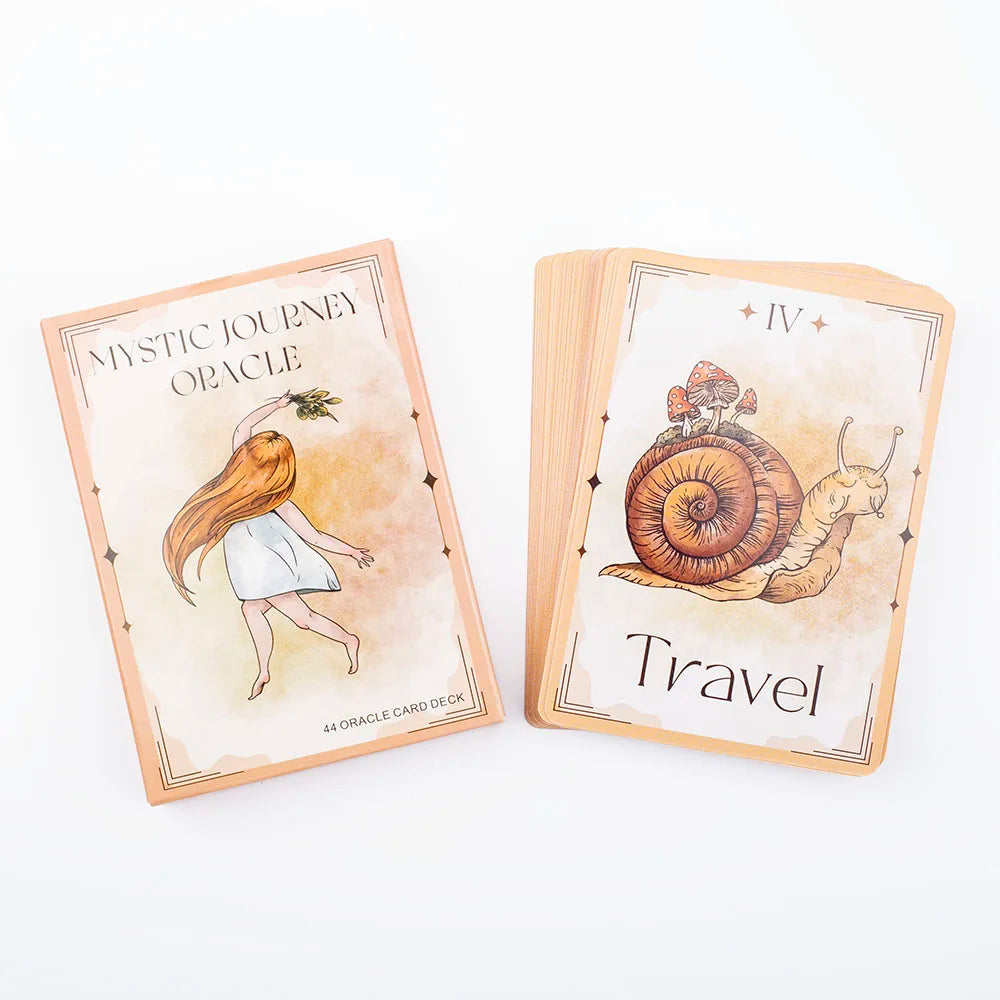 🎴 Mystic Journey Oracle Deck – 44-Card English Edition for Intuitive Guidance, Meditation, and Entertaining Family Play