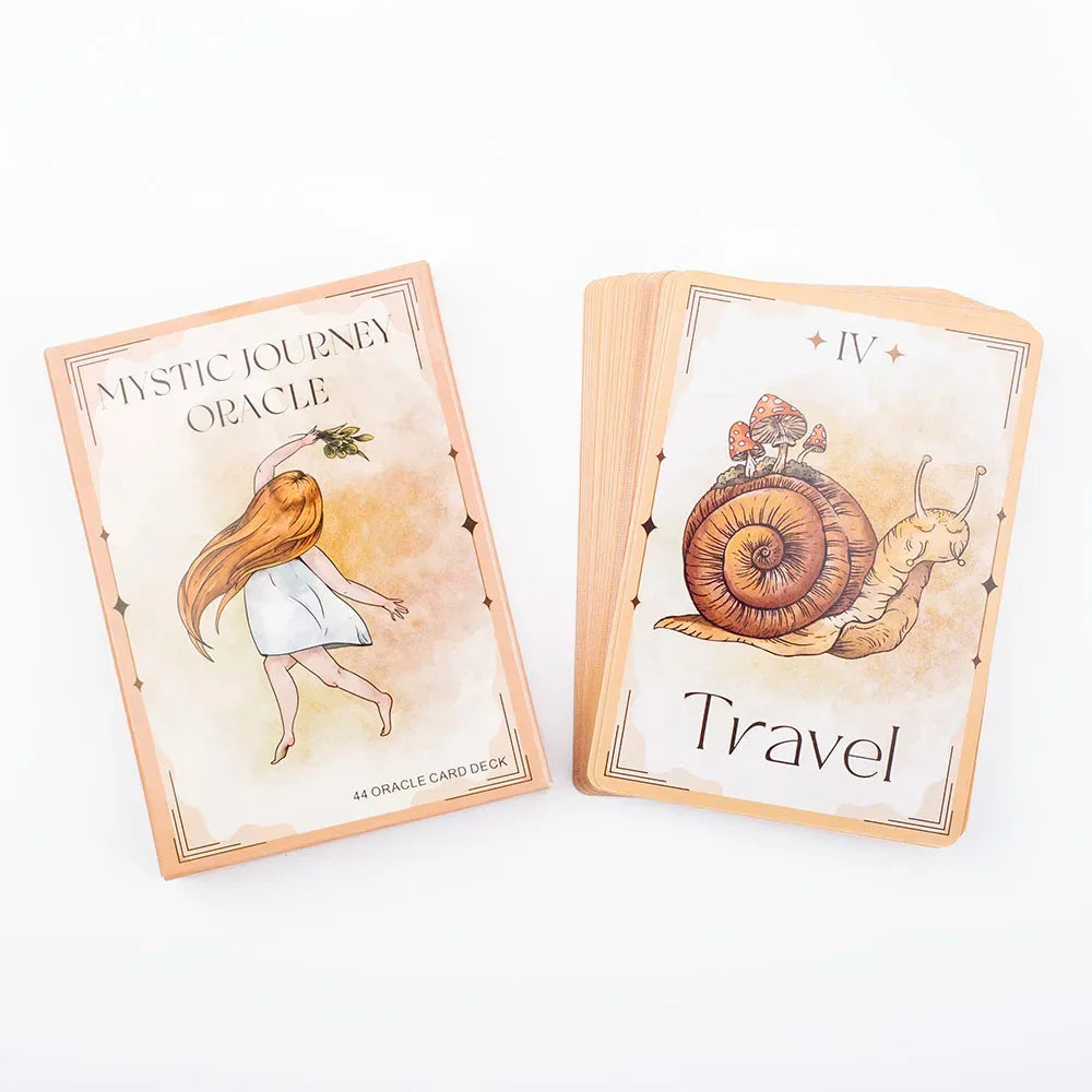 🎴 Mystic Journey Oracle Deck – 44-Card English Edition for Intuitive Guidance, Meditation, and Entertaining Family Play