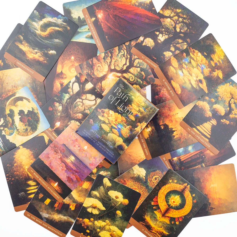 Dark Confession Oracle Cards – 50-Card Twin Flame & Love Keywords Deck with Messages for Psychic Divination and Board Games