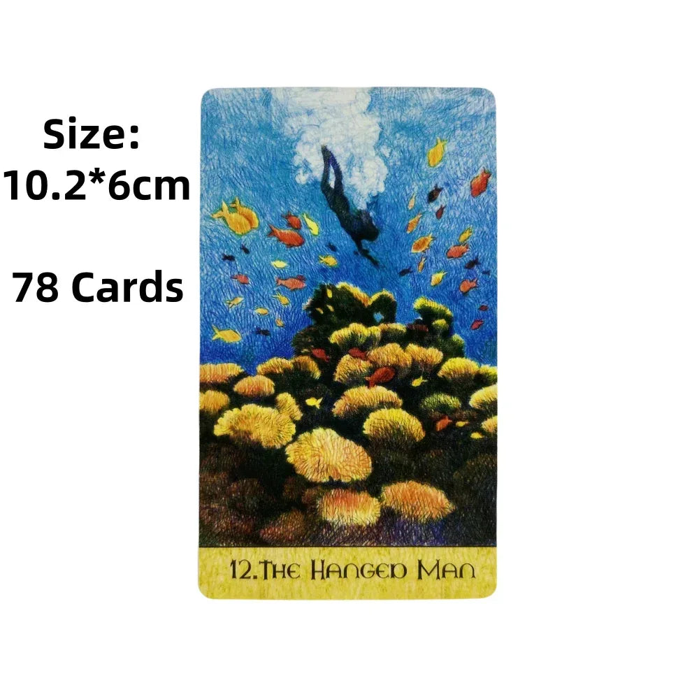 Fantasy Garden Tarot Cards - 78-Card Oracle Deck for Divination, Insights, and Family Fun