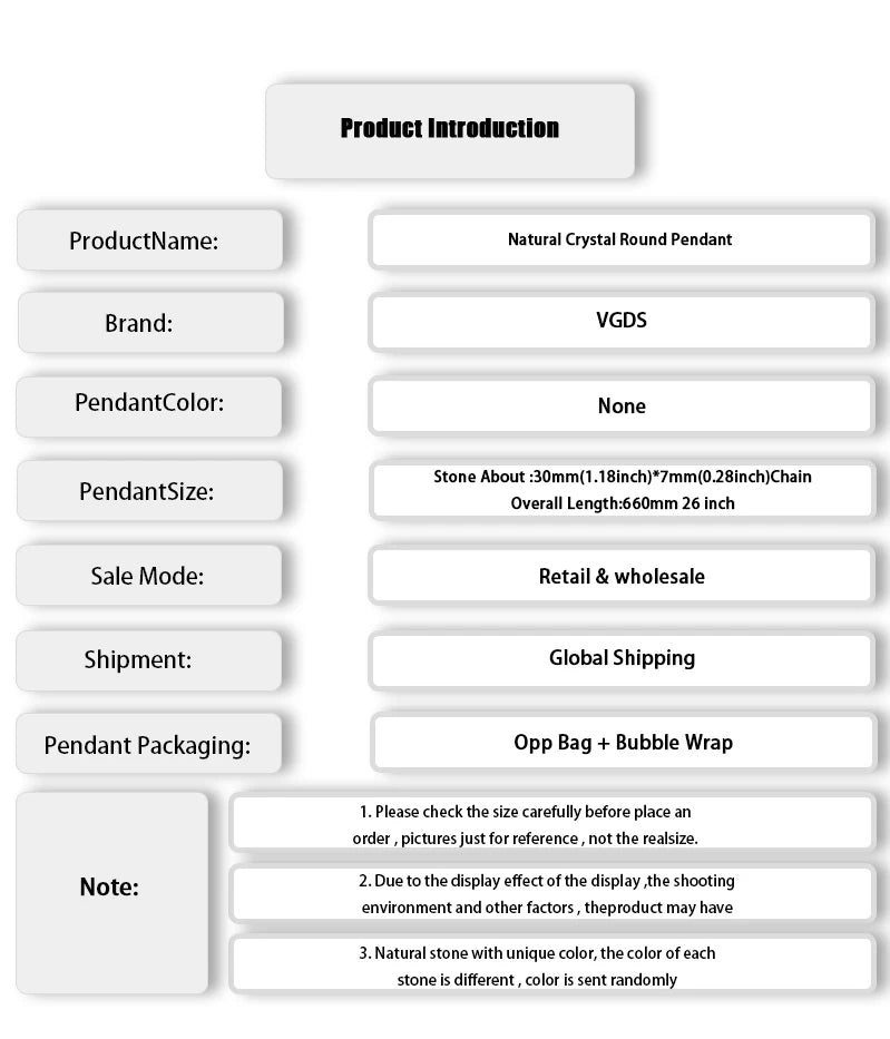 🧭 Natural Crystal Viking Compass Energy Pendant Necklace – Guardian Symbol | Fashion Jewelry for Men & Women