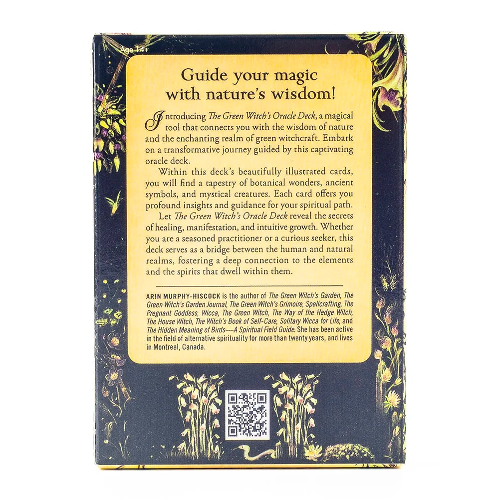 The Green Witch's Oracle Deck – 50 Cards for Divination, Spiritual Guidance & Family Party Games