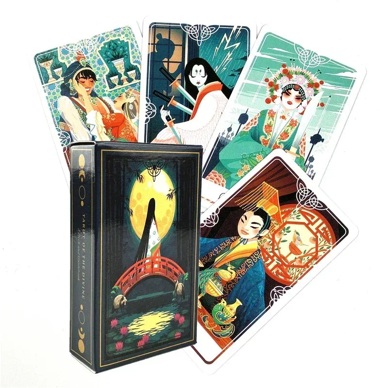 🔄 Circle of Life Tarot Deck – 78 Round Tarot Cards (12 cm) with PDF Guidebook | Connect with Life’s Cycles & Spiritual Wisdom
