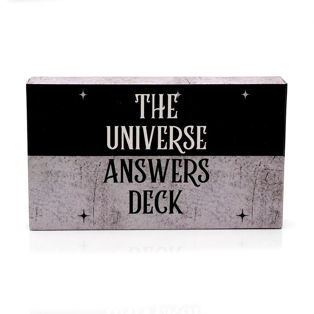🌌The Universe Answers Tarot Deck – 44-Card Keywords Oracle Deck for Divine Guidance, Family Fun & Board Game Entertainment