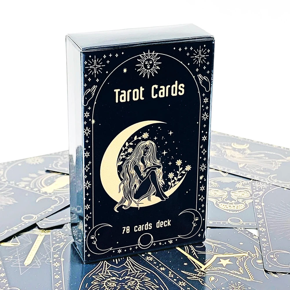🌟New Pocket-Sized 78-Card Tarot Deck for Beginners – Compact, Portable & Easy Learning for Intuitive Readings and Fun Board Games