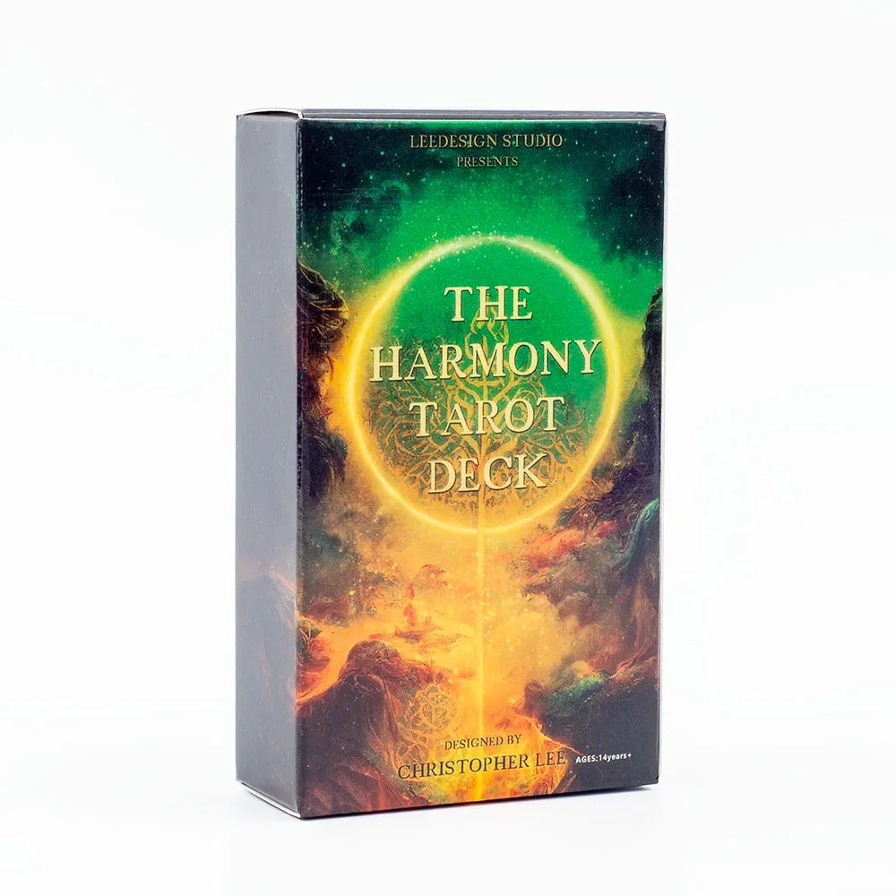 The Harmony Tarot Deck – 78-Card English Visions Divination Edition (10.3x6 cm) for Family Board Games and Spiritual Prophecy