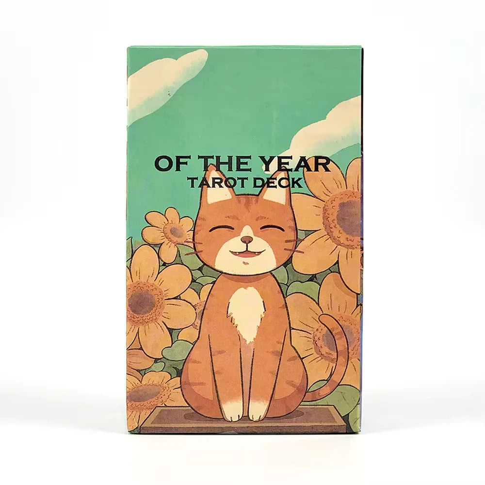 Of The Year Tarot Deck – Cute Cartoon Character Cards for Friend Party Games & Creative Gift Collectors