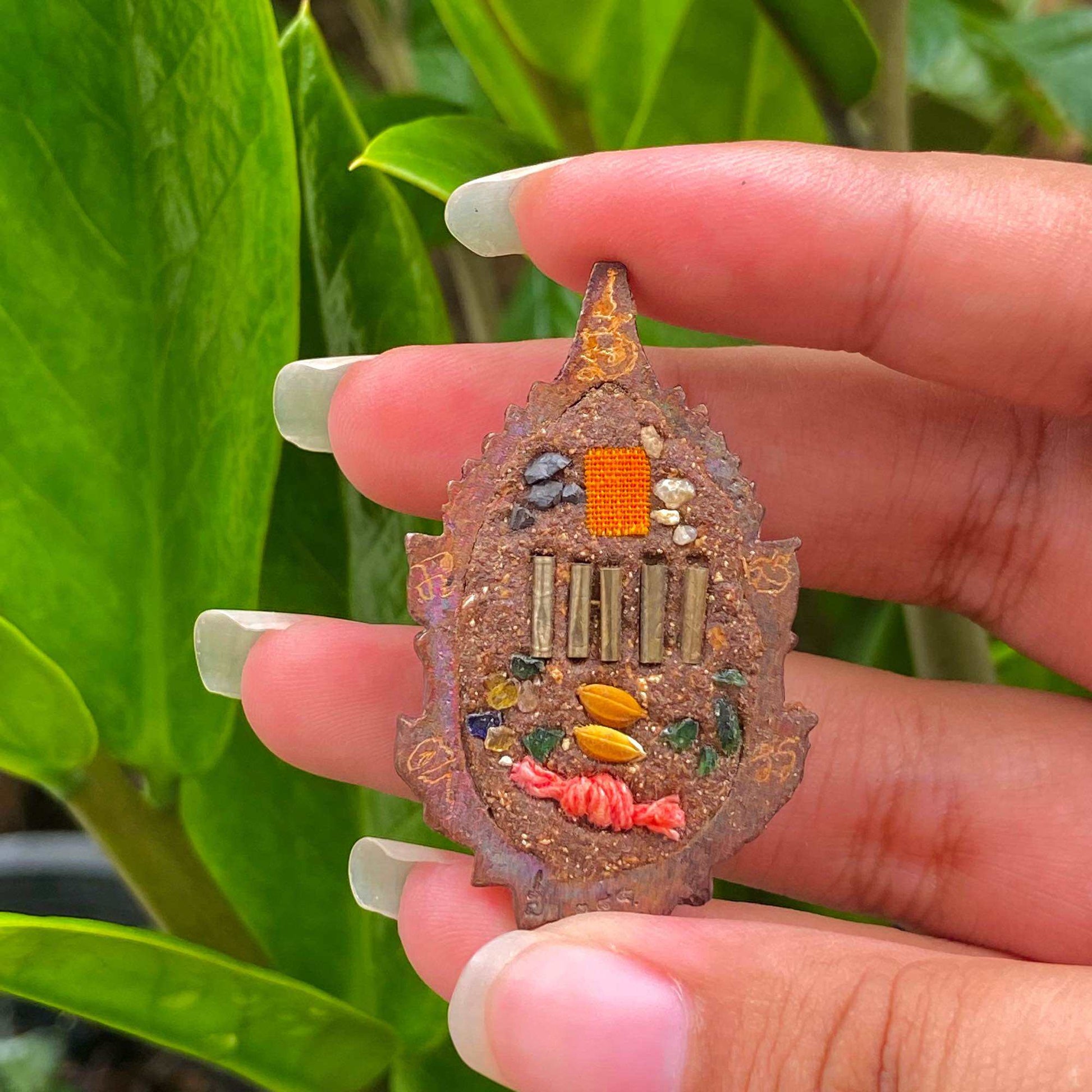 Multilayered Garuda Head Amulet - Spiritual Protection & Wealth Attraction by Kruba Ariyachart