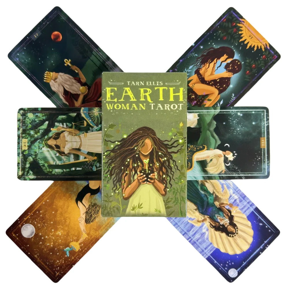 Earth Woman Tarot – 78-Card Deck for Feminine Power, Personal Use & Divination