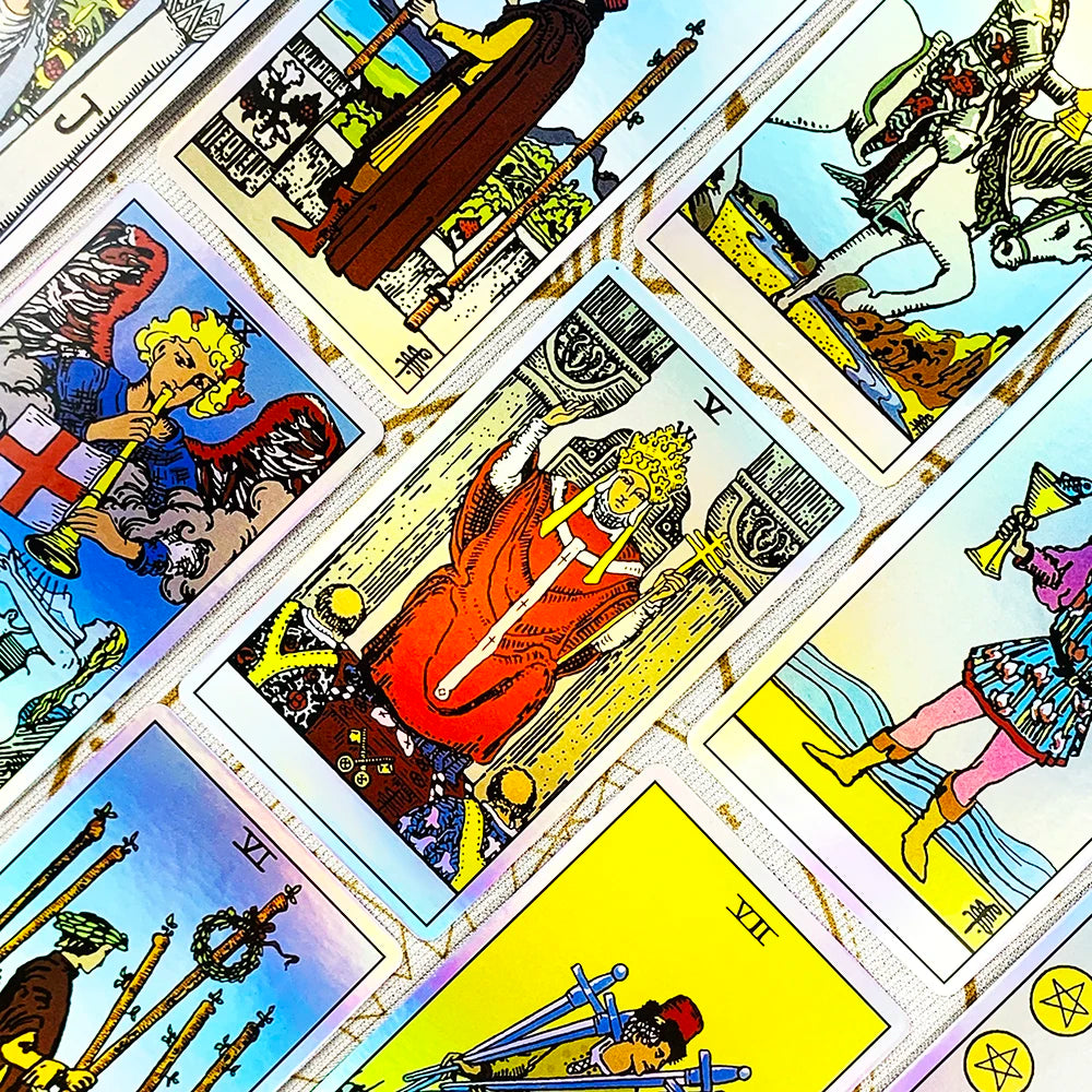 Tarot Oracle 78-Card Divination Deck – Specially Designed for Family Entertainment, Fate Divination, Holiday Games, and Christmas Gifts