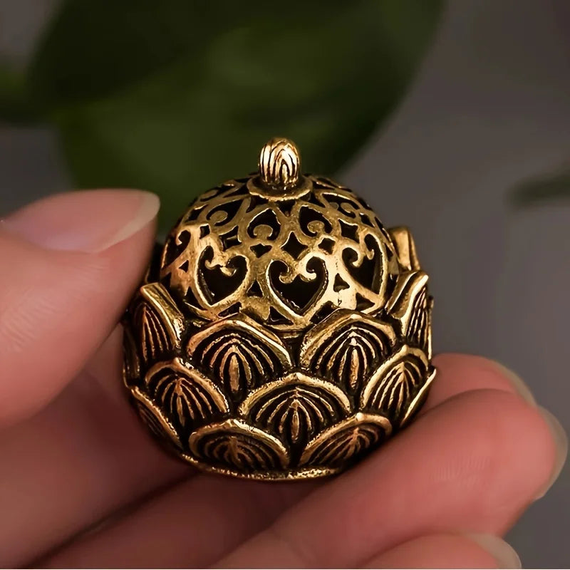 🌸 Mini Lotus Incense Holder – Small Cone Burner | Asian Style Zen Decor & Serene Gift | Free Shipping