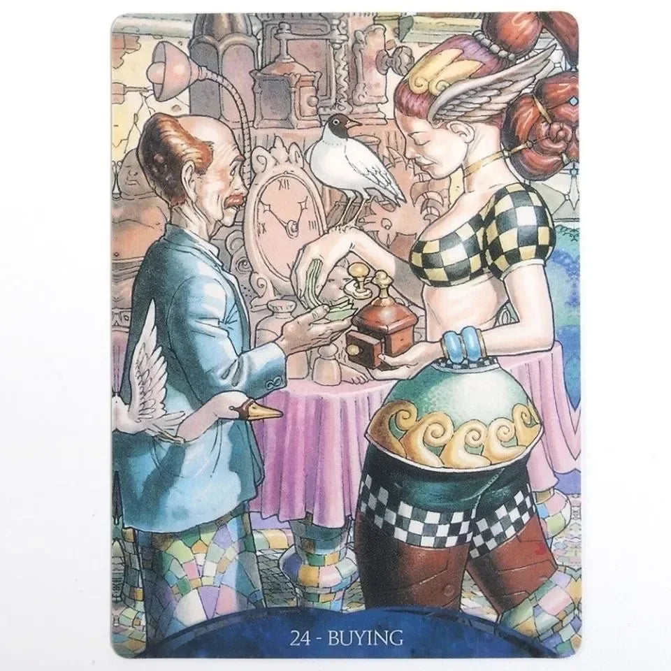 New Dream Interpretation Oracle Cards – 36-Card English Deck for Prophecy, Divination & Board Games