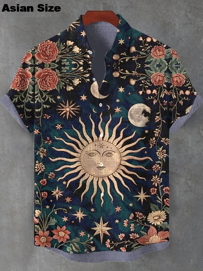🌍 The Dashiki Street-Heritage Edition: Premium Men’s Vintage African Tribal Shirt – High-Definition Retro Dashiki Print, Breathable Urban-Luxe Fabric, and Sophisticated Short-Sleeve Streetwear Button-Down