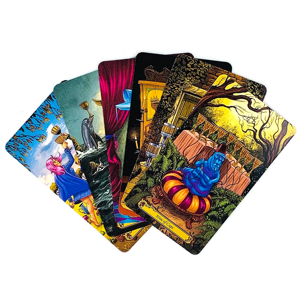 🎴The Gentle Thrills Tarot | 78-Card Traditional Tarot Deck with Beautiful Illustrations – Beginner Friendly & Fresh Artwork