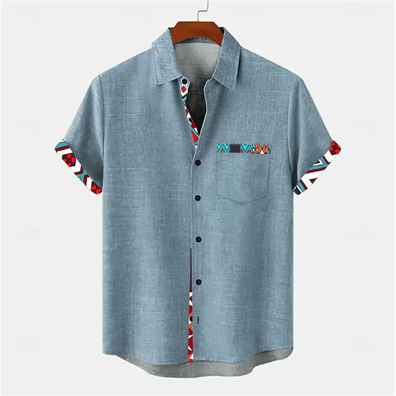 ✨ The Retro White-Dot Masterpiece: Premium Men's Casual Short-Sleeve Shirt – High-Definition Polka Dot Digital Print, Ultra-Breathable Lightweight Fabric, and Sophisticated Vintage Holiday Silhouette