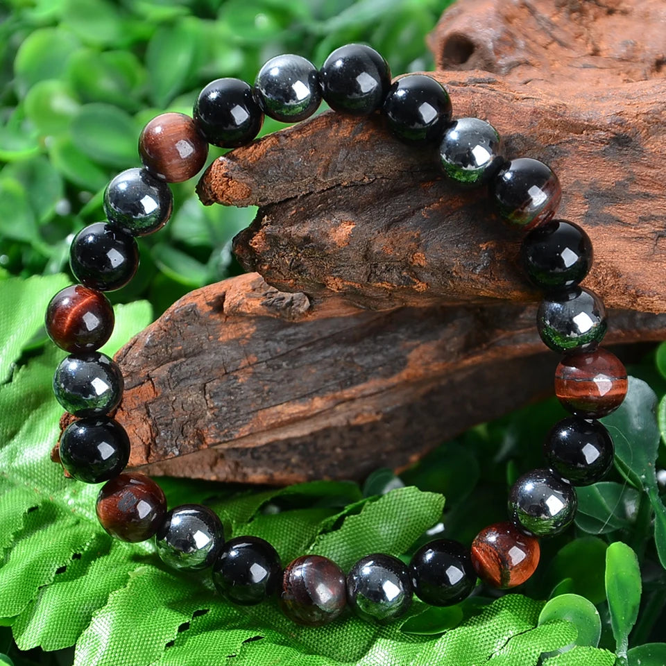 ✨ Natural Crystal Gemstone Bracelet – Meaningful Anniversary Gift for Boyfriends, Perfect for Daily Wear & Special Occasions