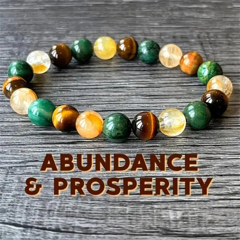 ✨ Real Stone Tiger Eye & Aventurine Cubic Bead Bracelet – Colorful Summer Jewelry – Unisex Hip Hop Style Daily Accessory for Women & Men
