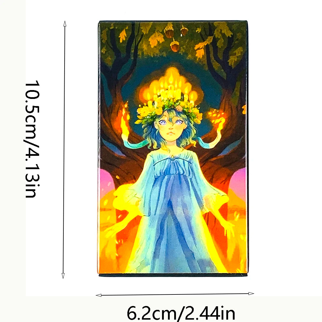 78-Card Tarot Card Deck - Unique Divination Game Blending Fact & Fiction for Insightful Readings