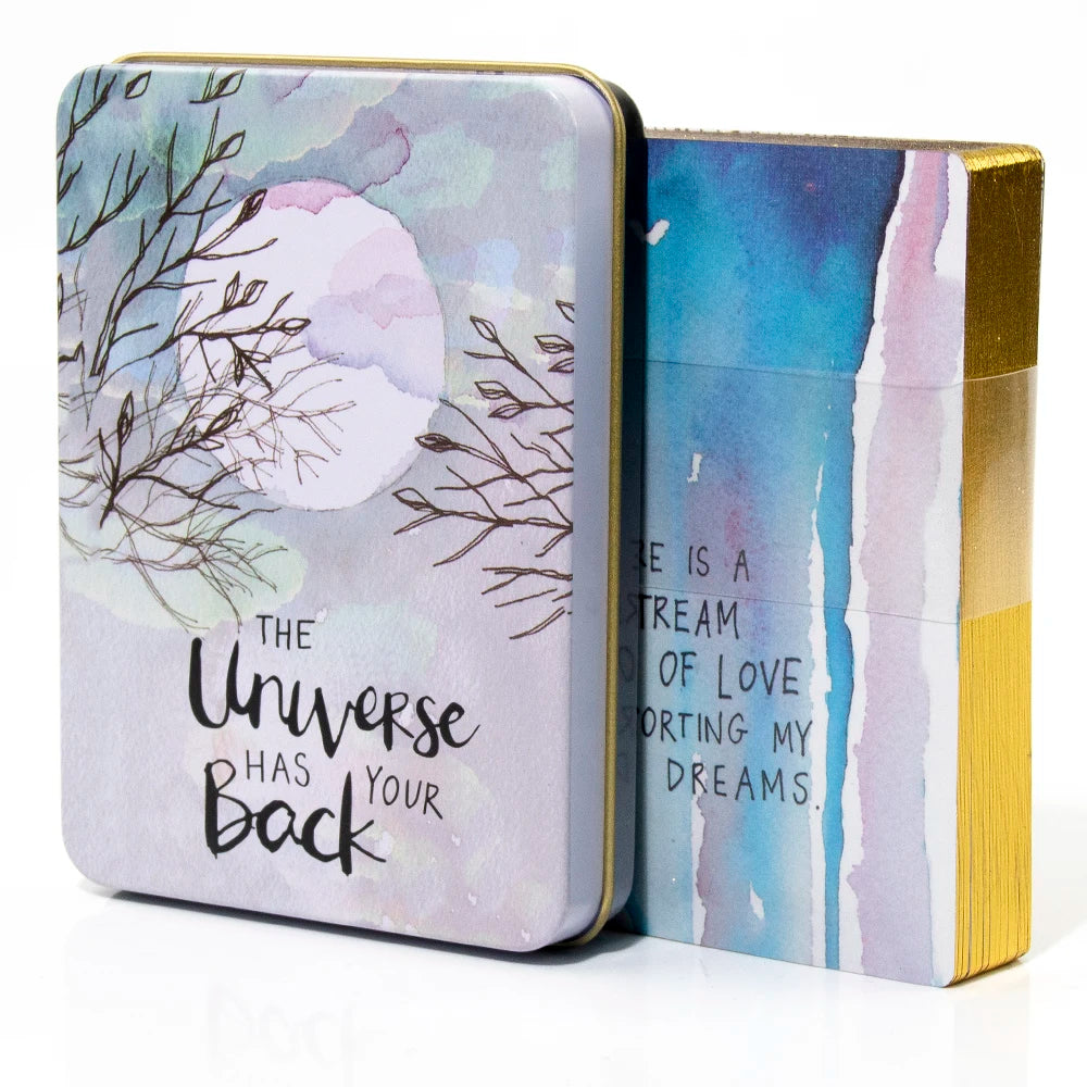 Adventure Time Tarot Deck – 78 Gold-Plated Cards in Premium Metal Tin SKY BLUE