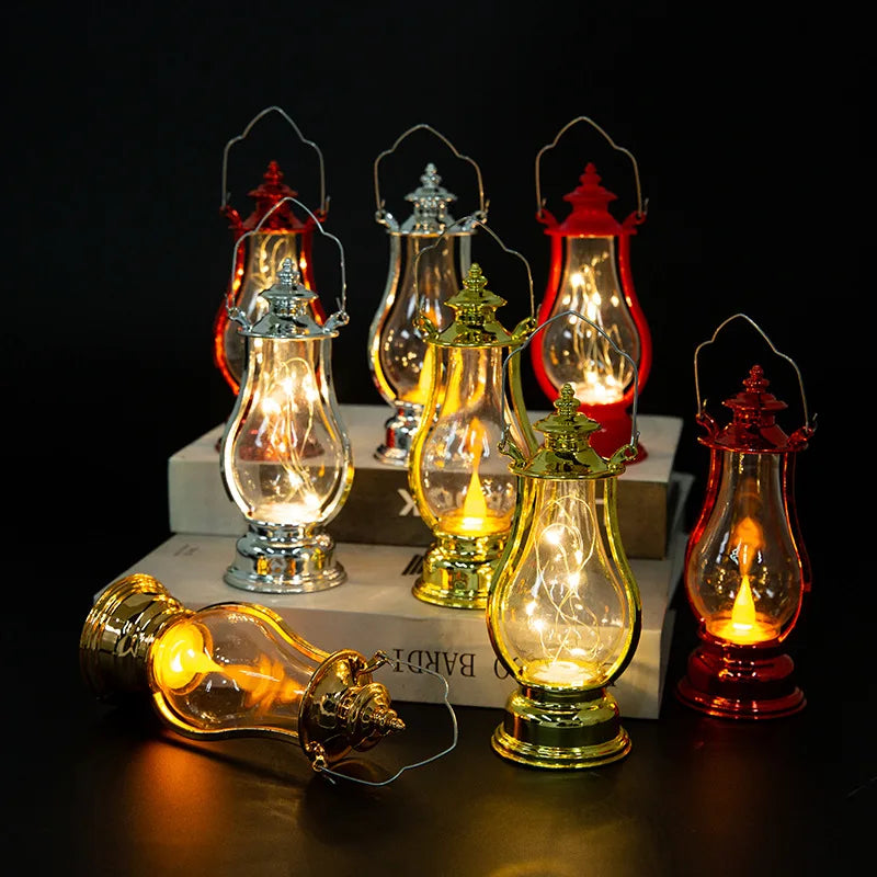 🕯️ LED Retro Oil Lamp with Spiritual Fortune – Cozy Ambiance & Safe Lighting | Free Shipping
