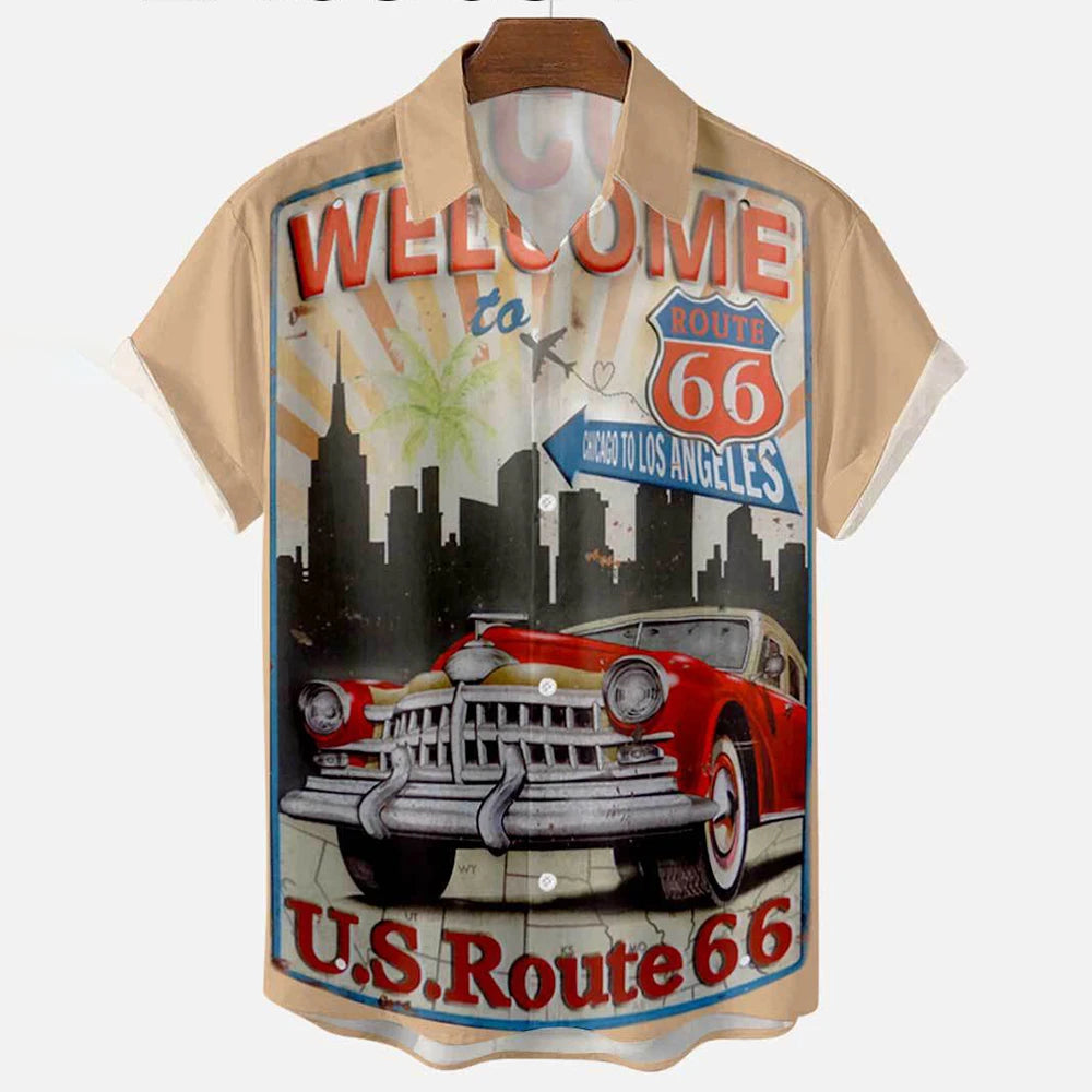 🌴 The Azure Horizon: Premium Men’s Seaside Holiday Hawaiian Shirt – High-Definition Tropical Floral Graphic, Relaxed Loose-Fit "Handsome" Silhouette, Breathable Summer Beach Camisa, and Sophisticated Urban-Holiday Short-Sleeve (Up to Size 5XL) CS2024XQ922