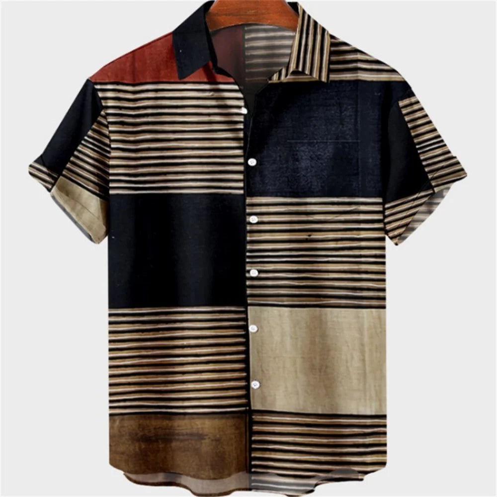 🏝️ The Dasan Majestic Edition: Ultra-Luxury Men’s High-End Hawaiian Shirt – High-Definition Floral & Ethnic Graphic Print, Premium Cooling Performance Fabric, and Sophisticated Resort-Luxe Button-Down