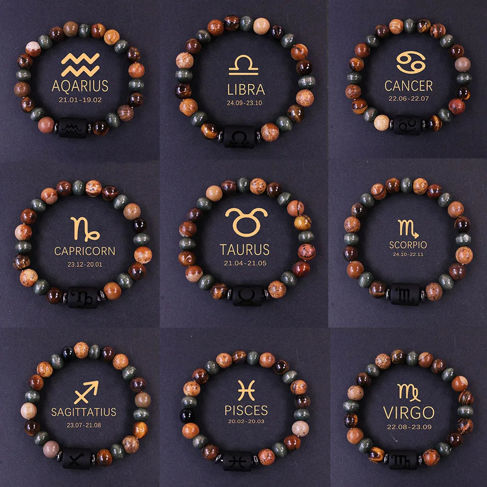 ✨ Boho Natural Stone Tiger’s Eye Bracelet – Unisex Jewelry for Women & Men – Unique Birthday & Christmas Gift for Boyfriend