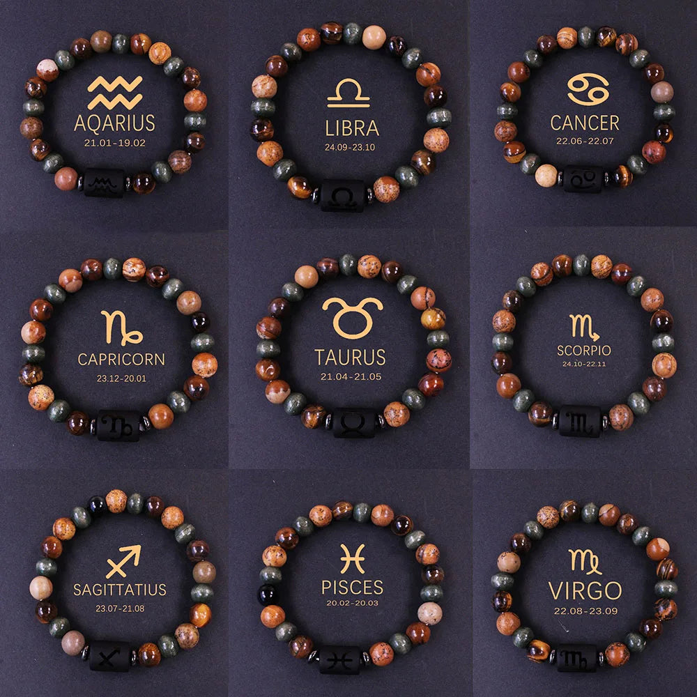 ✨ Boho Natural Stone Tiger’s Eye Bracelet – Unisex Jewelry for Women & Men – Unique Birthday & Christmas Gift for Boyfriend