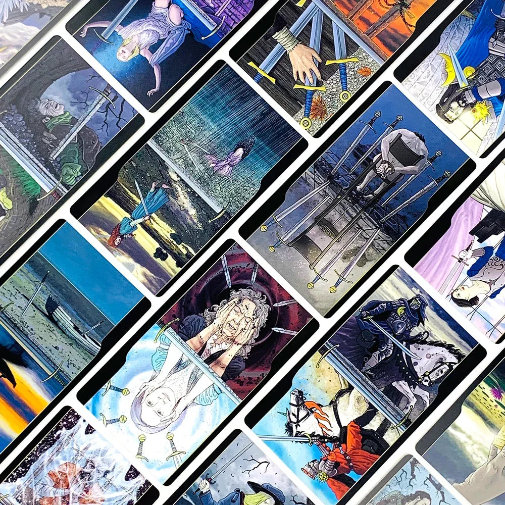 12 cm x 7 cm Large Tarot Cards Deck with Guidebook – English Version for Divination, Family Fun & Board Games