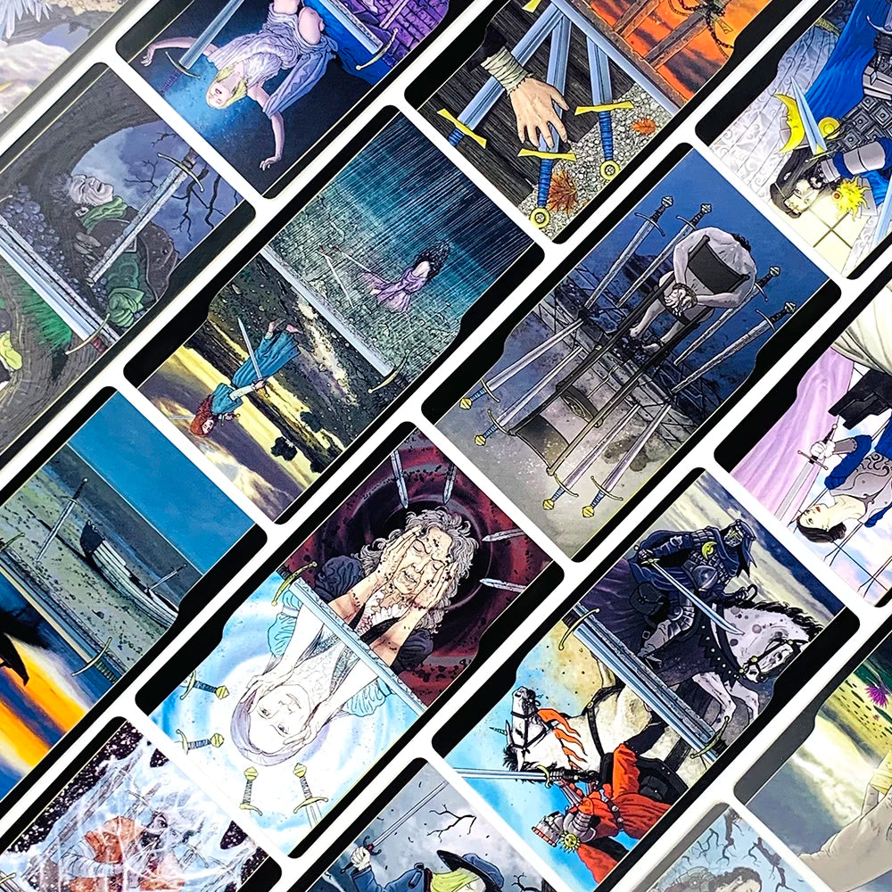 🔮 Classic Oversized Tarot Deck – 12cm x 7cm English Version with Guidebook