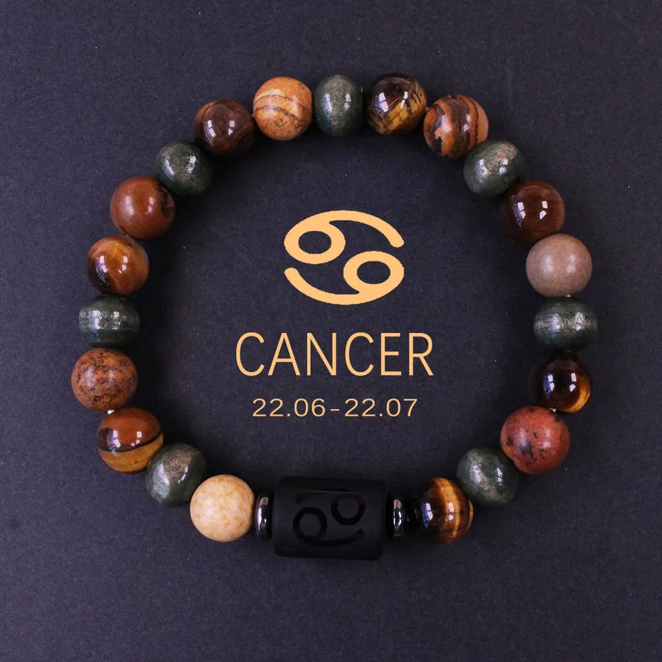 ✨ Boho Natural Stone Tiger’s Eye Bracelet – Unisex Jewelry for Women & Men – Unique Birthday & Christmas Gift for Boyfriend