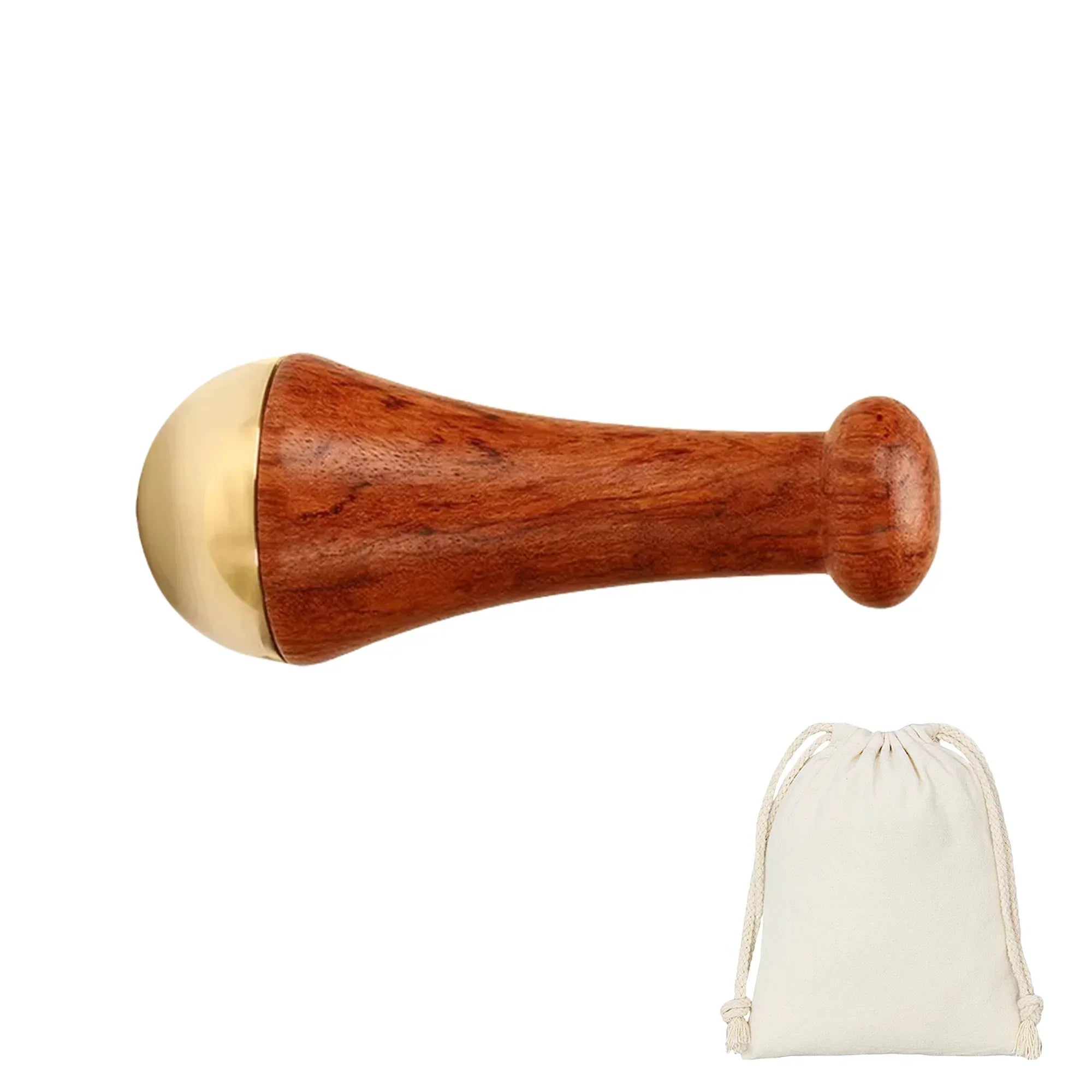 Guasha Massage Tool Face Gua Sha Face Copper Wood Scraping Stick Kansa Hammer for Face and Foot Massage﻿