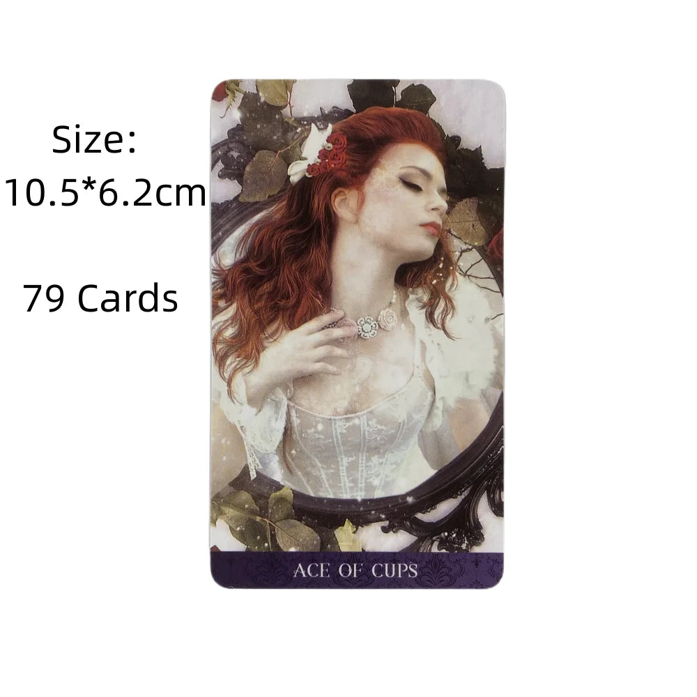 🌙 Tarot De La Nuit – 79-Card Deck with English Visions for Divination, Board Games, and Party Play