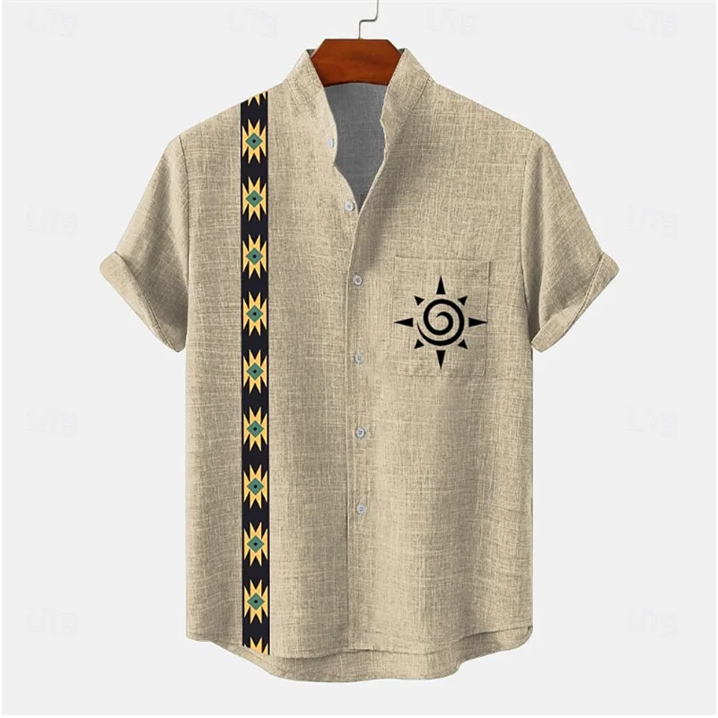 ✨ The Retro White-Dot Masterpiece: Premium Men's Casual Short-Sleeve Shirt – High-Definition Polka Dot Digital Print, Ultra-Breathable Lightweight Fabric, and Sophisticated Vintage Holiday Silhouette