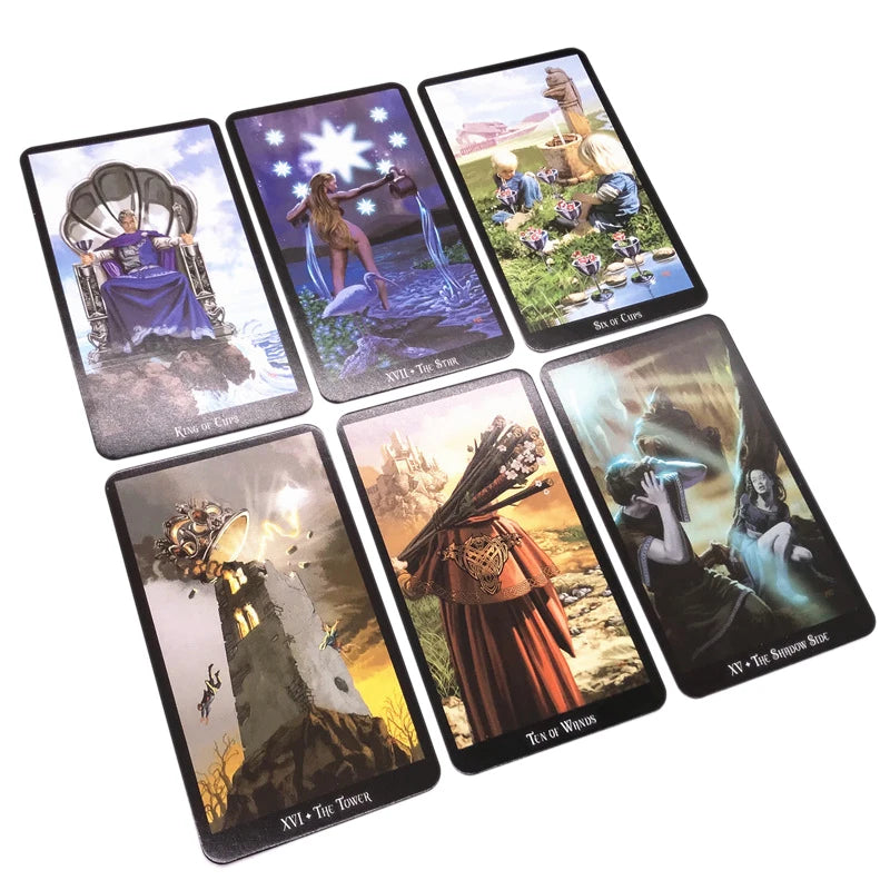 🌙 The Guardian of the Night Tarot Deck – 78 Cards | Animal-Themed Divination Deck | Work, Life & Love Guidance | Board Game & Oracle Cards | 10.3 x 6 cm | Guidebook Included | Family & Party Fun