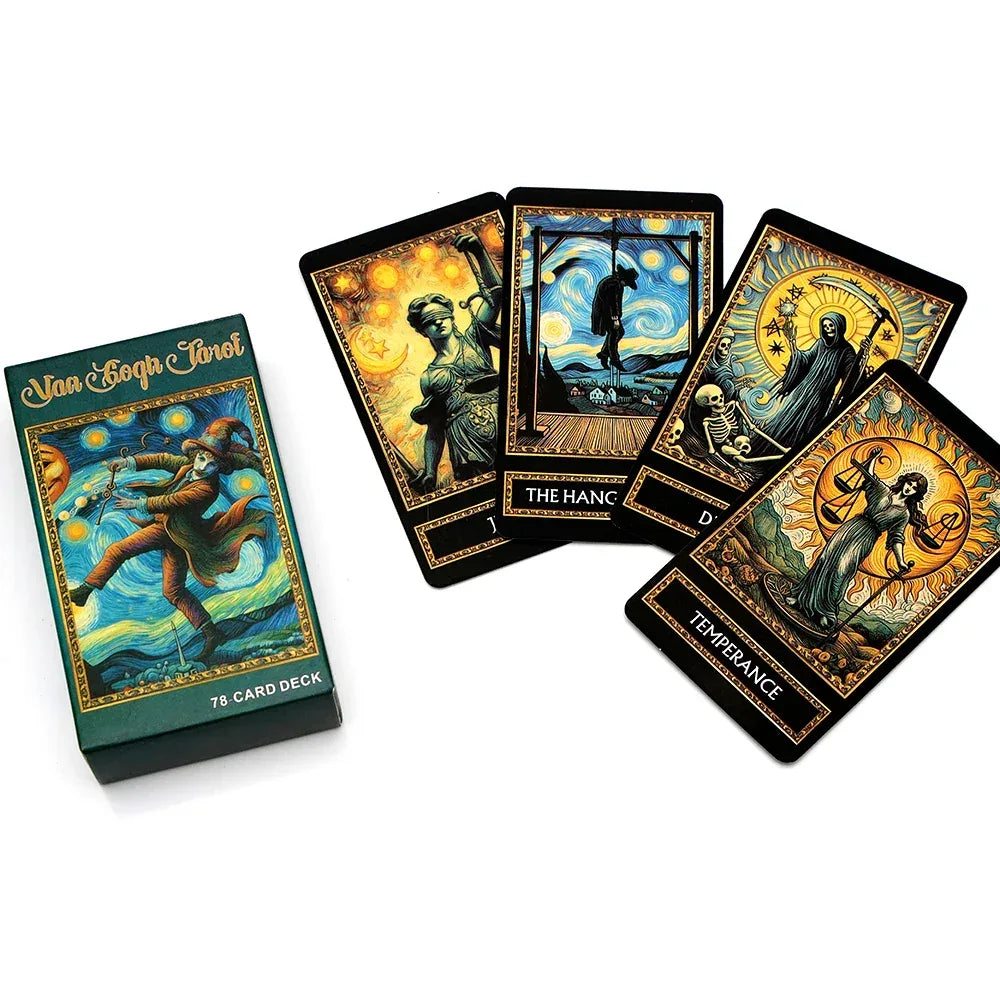 78-Card Tarot Card Deck for Portable Fortune Telling and Tabletop Play