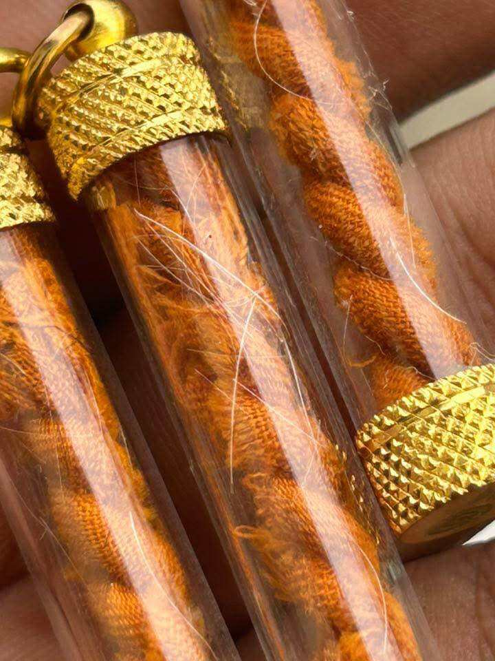 🌟 Sacred Takrut Jiwr Kwan with Sacred Hair﻿ Blessed by Luang Pu Phaew – 67th Teacher Worship Ceremony Edition, Authentic and Numbered Talismans from Wat Rang Mhan, Nakhon Pathom 🌟