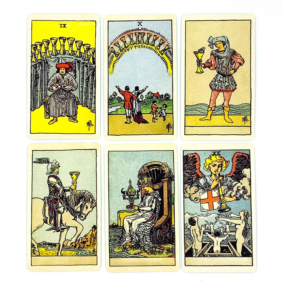 ✨ Tarot Cards Deck 78Pcs for Easy Beginners – Creative Small Gift for Fate, Fortune Telling & Divination Party Board Game