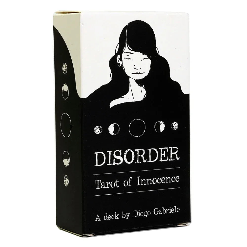 🖤 Disorder Tarot of Innocence Deck – 78 English Edition Cards | Divination, Oracle & Board Game Hybrid | 65 x 118 mm